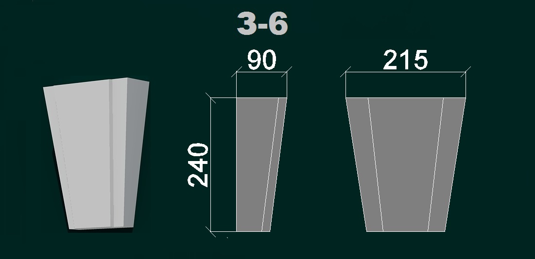 Фасадний карниз К 7